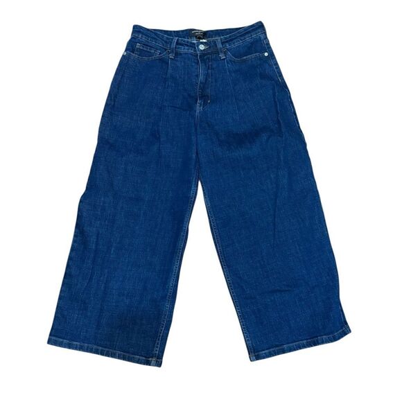 NWT Banana Republic Wide-Leg Crop High Rise Jeans 30/10 - Picture 1 of 6
